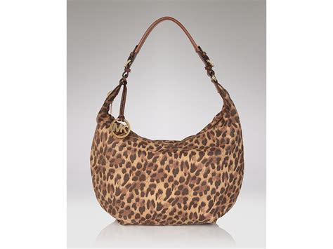 michael kors animal print large handbag 